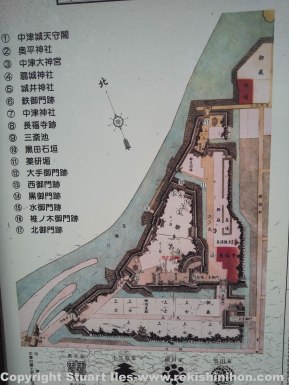 Map of the castle complex.